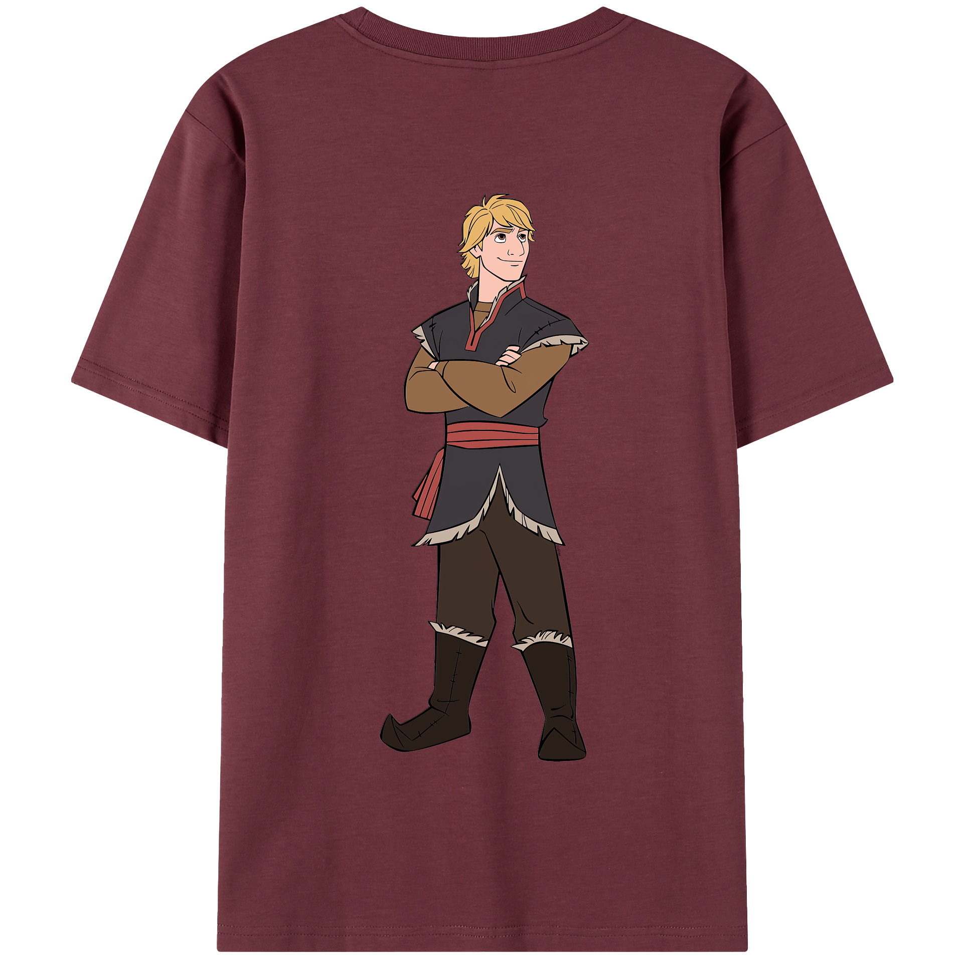 （画像用） アナと雪の女王 アンナ エルサ Frozen Anna Elsa 綿100％半袖Tシャツ（背面プリント）